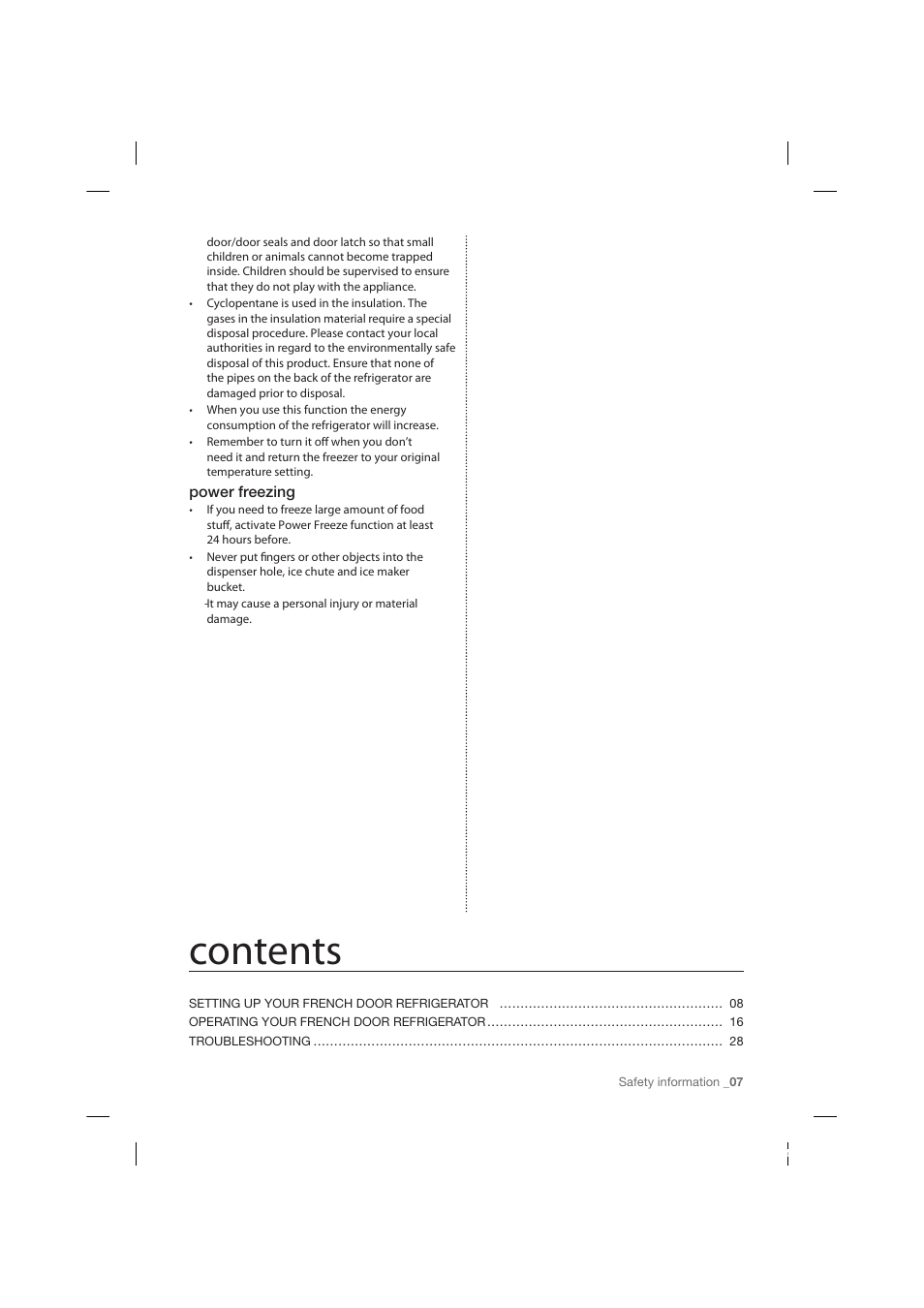 Samsung RF263TEAEBC-AA User Manual | Page 7 / 92