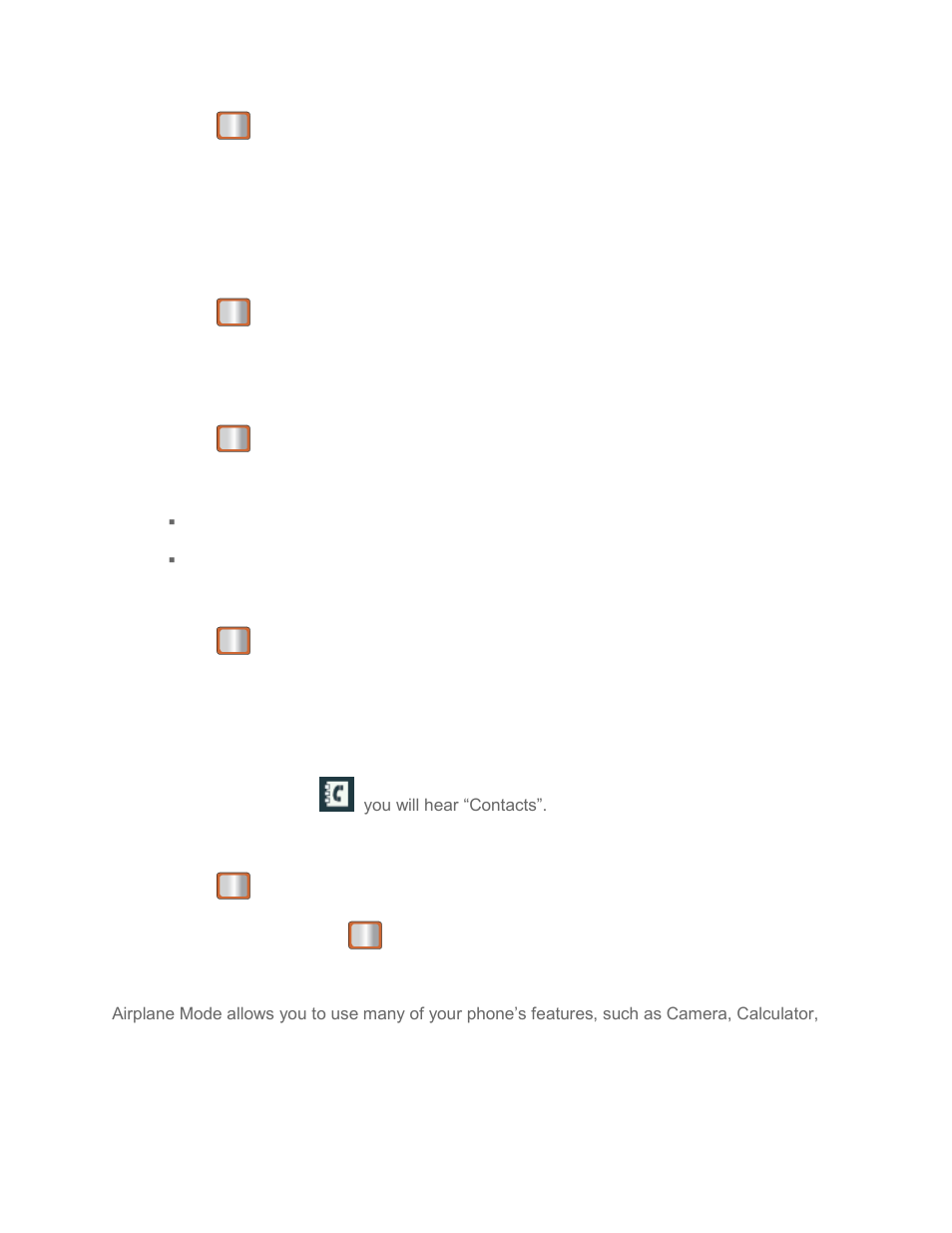 Airplane mode | Samsung SPH-M390ZSWVMU User Manual | Page 48 / 100