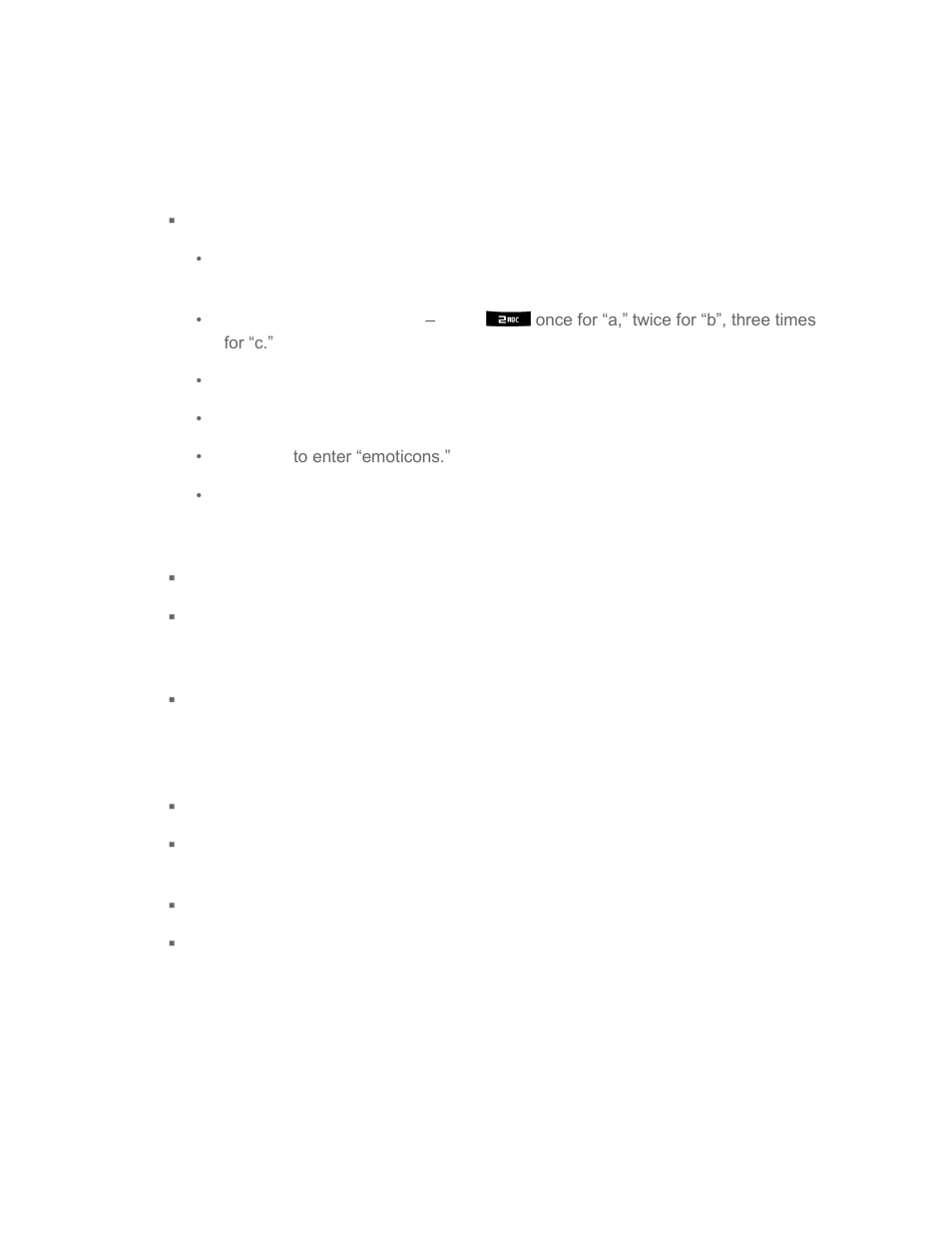 Text mode options | Samsung SPH-M390ZSWVMU User Manual | Page 61 / 100