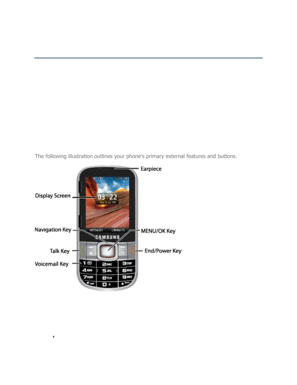 Get started, Your phone at a glance, Set up your phone | Samsung SPH-M390ZSWVMU User Manual | Page 8 / 100