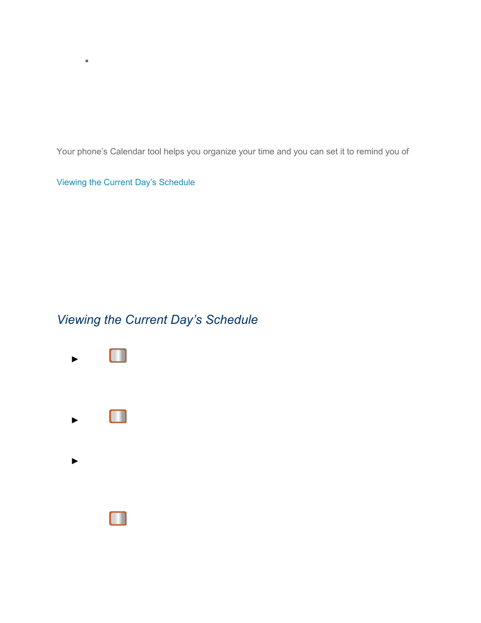 Calendar, Viewing the current day’s schedule, Viewing the calendar | Adding a schedule | Samsung SPH-M390ZSWVMU User Manual | Page 83 / 100