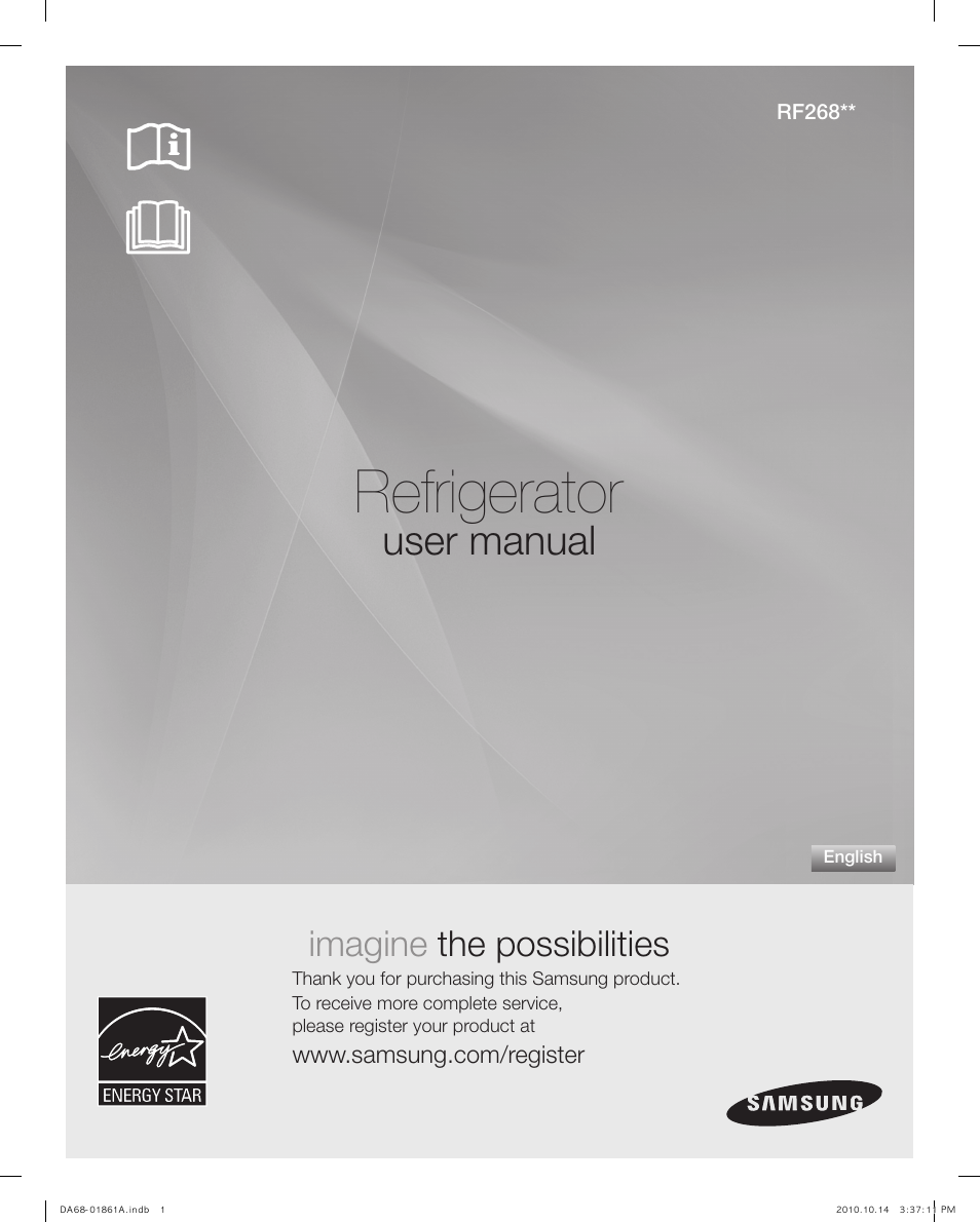 Samsung RF268ACBP-XAA User Manual | 42 pages