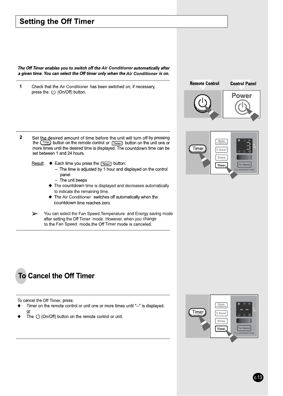 Samsung AW25ECB8XAA User Manual | Page 13 / 29