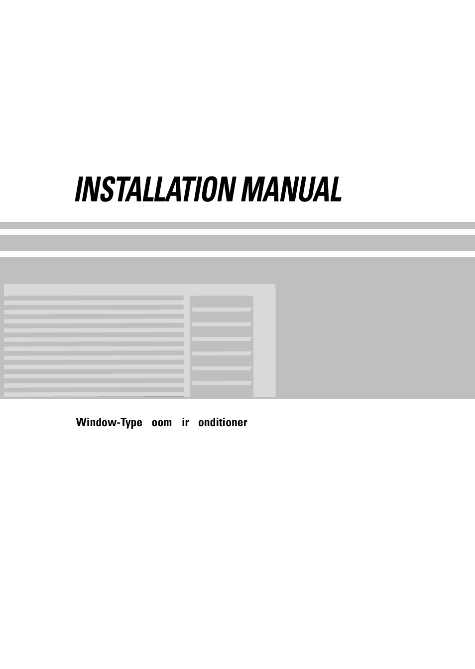 Installation manual | Samsung AW25ECB8XAA User Manual | Page 20 / 29