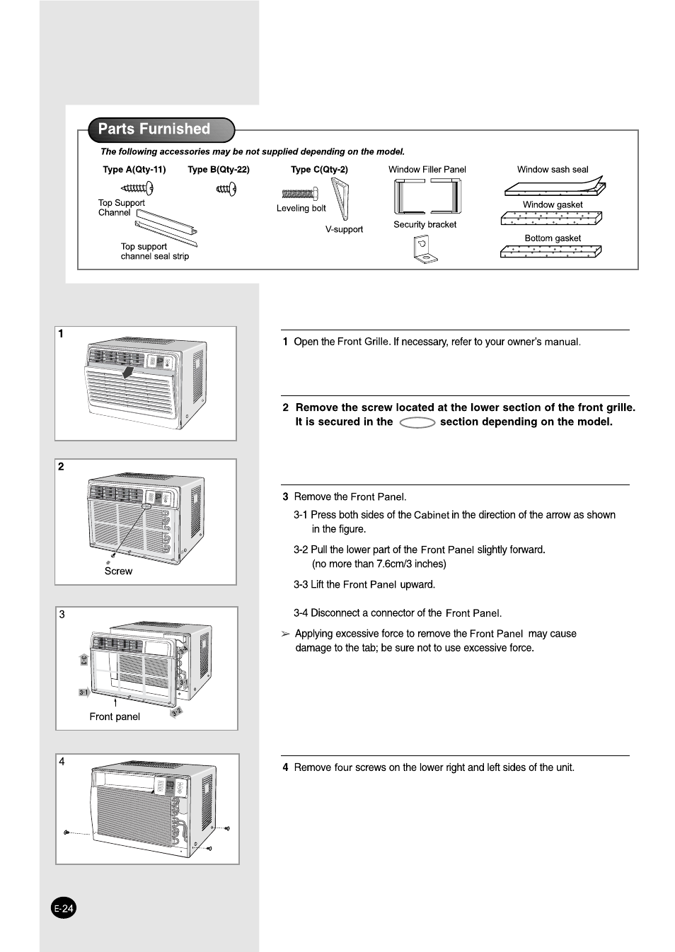 Samsung AW25ECB8XAA User Manual | Page 24 / 29