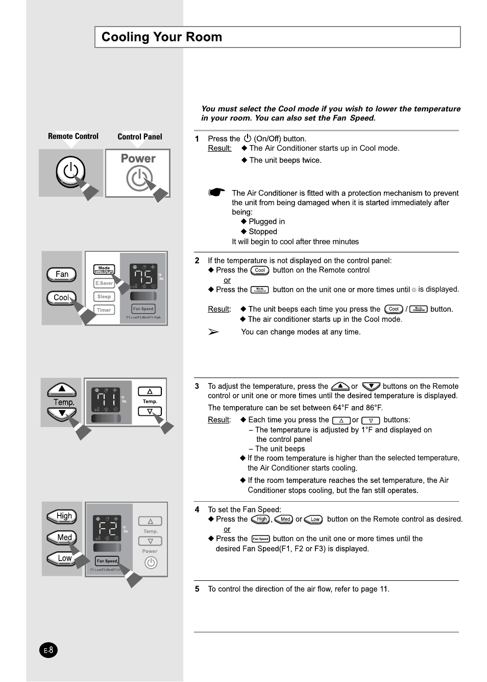 Samsung AW25ECB8XAA User Manual | Page 8 / 29