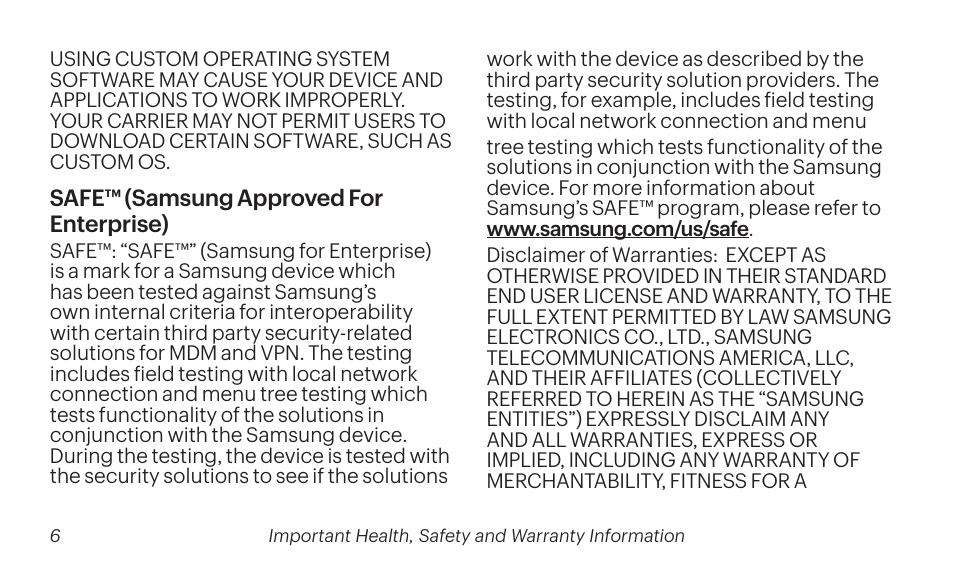 Samsung SM-G900PZDASPR User Manual | Page 6 / 56