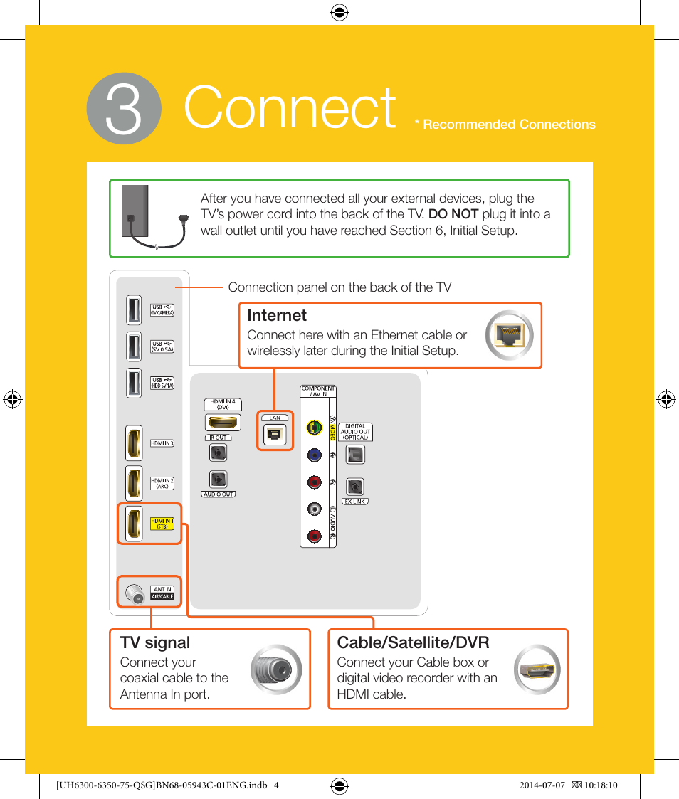 Connect | Samsung UN75H6350AFXZA User Manual | Page 4 / 10