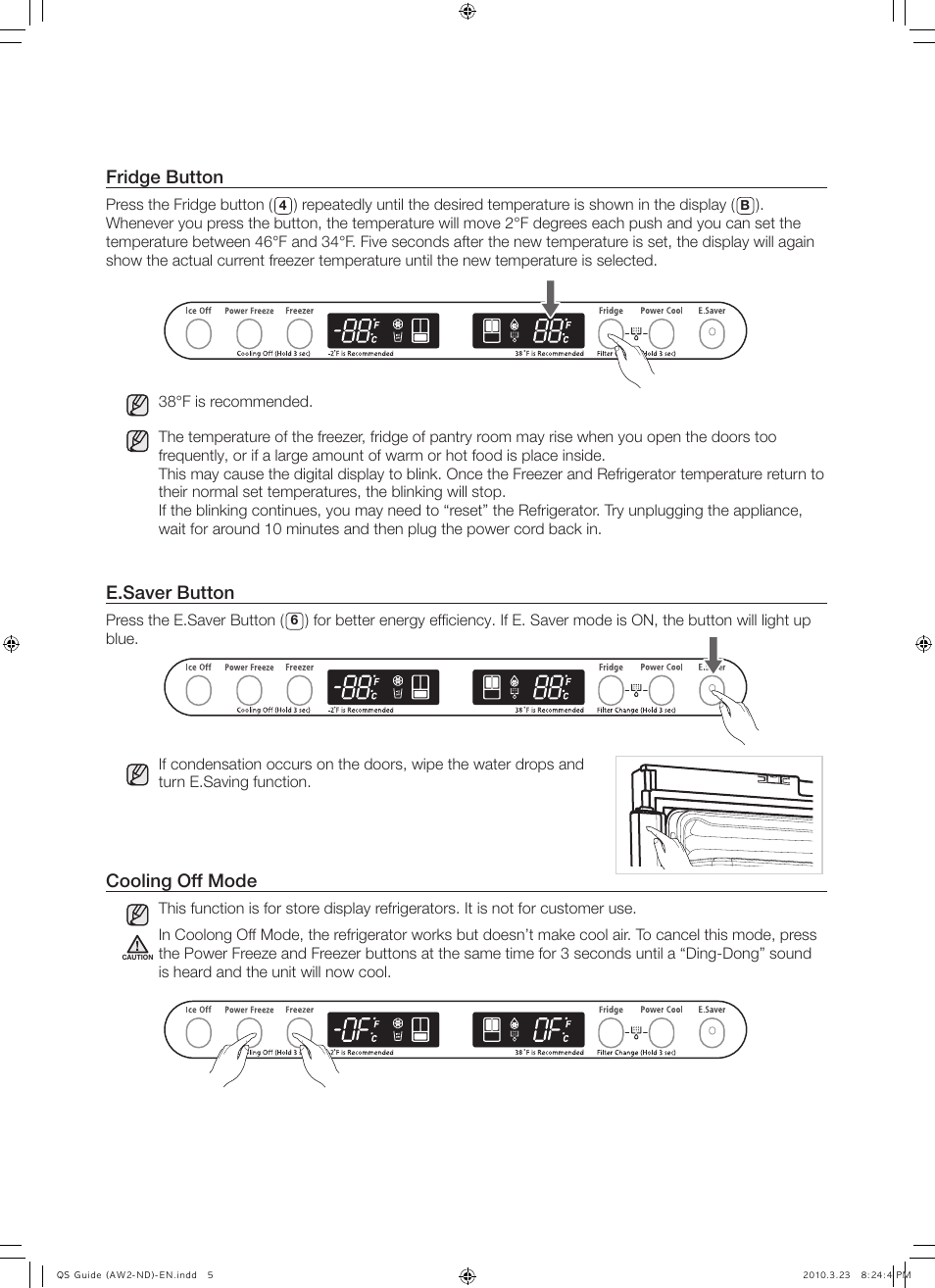 Samsung RFG293HAWP-XAA User Manual | Page 5 / 9