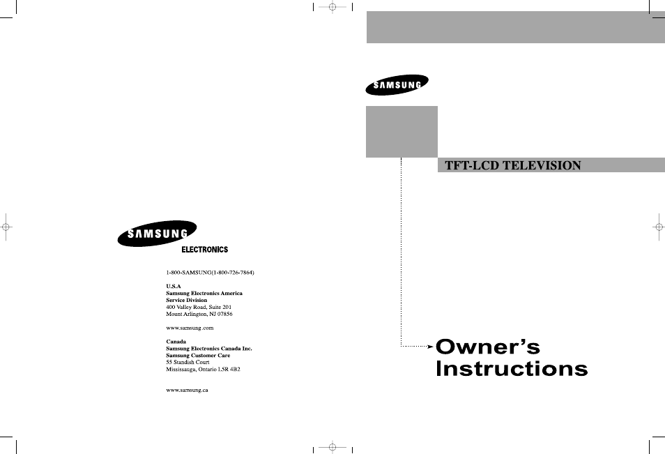 Samsung LNR469DX-XAA User Manual | 134 pages