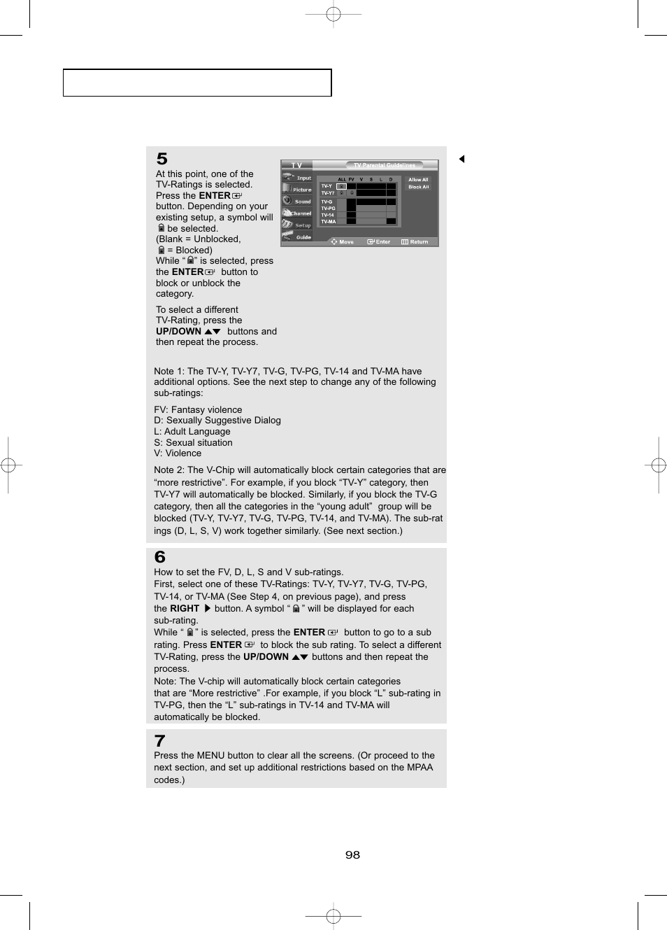 Samsung LNR469DX-XAA User Manual | Page 104 / 134