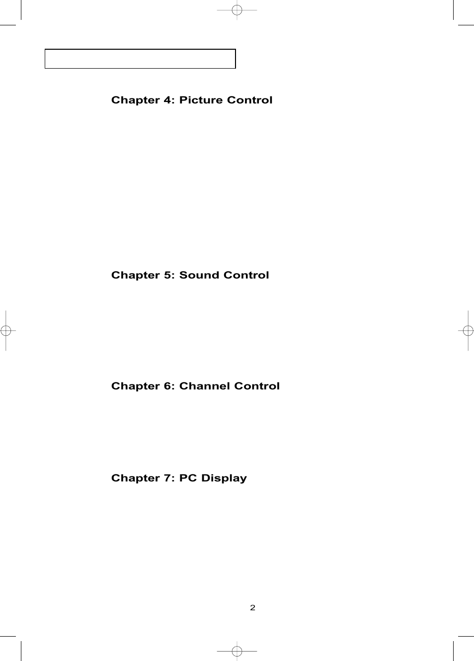 Samsung LNR469DX-XAA User Manual | Page 5 / 134