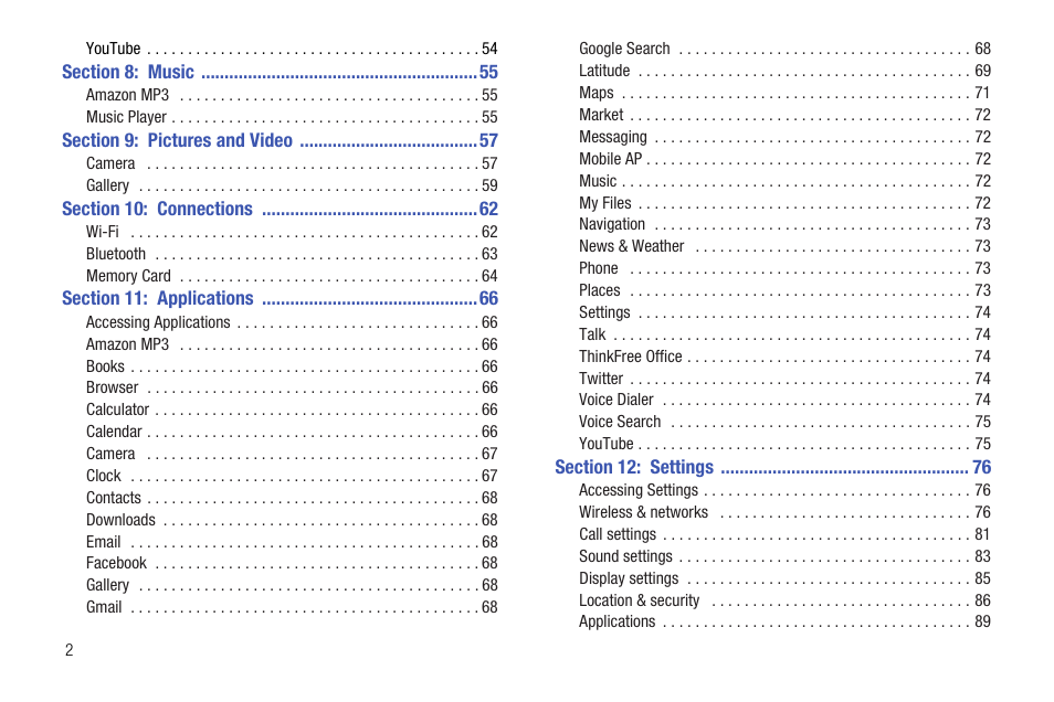 Samsung SCH-R720ZRAXAR User Manual | Page 6 / 135