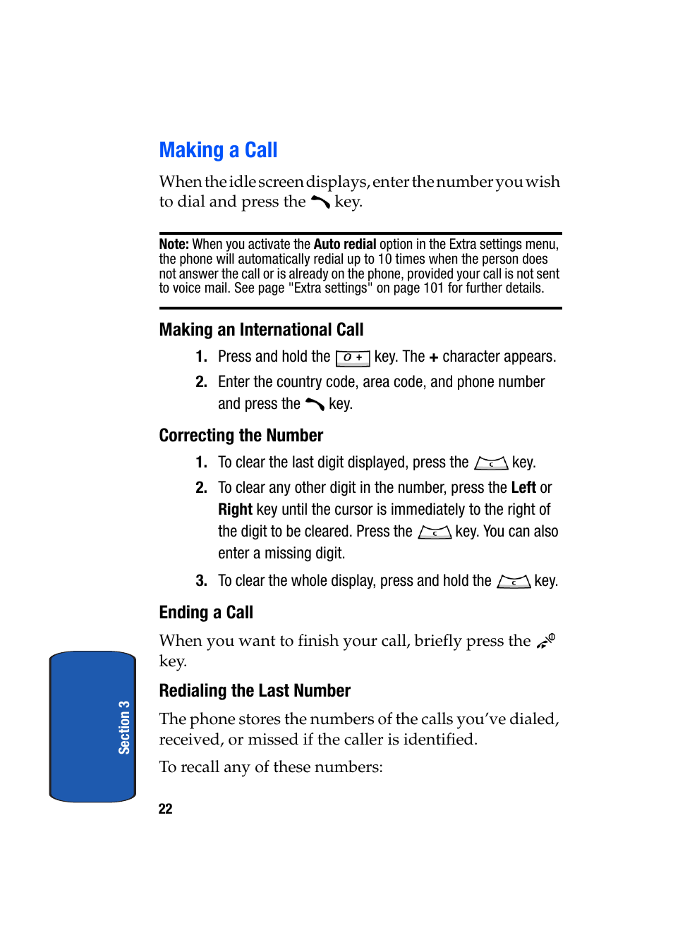 Making a call | Samsung SGH-T509TSATMB User Manual | Page 26 / 206