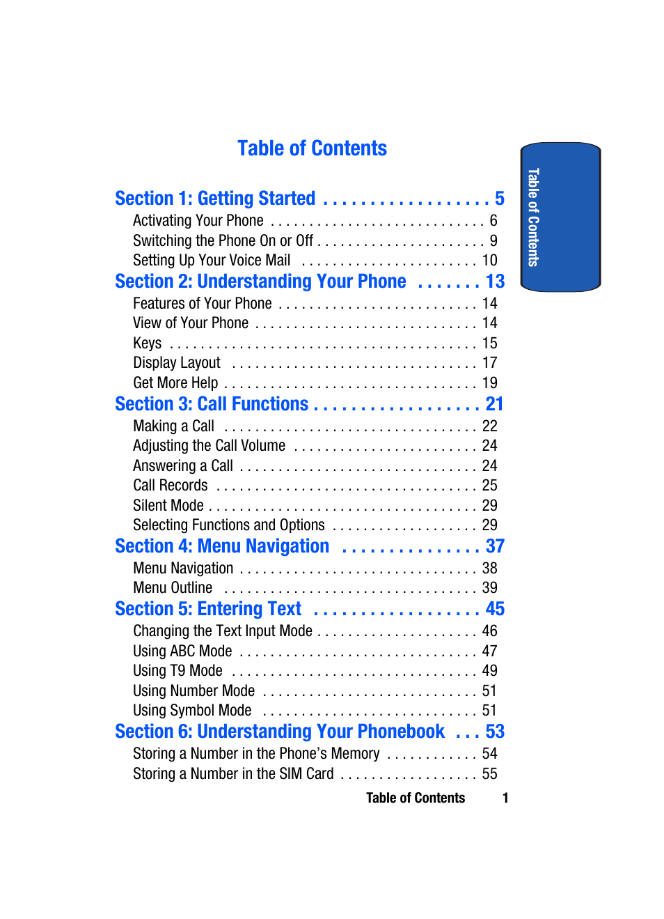 Samsung SGH-T509TSATMB User Manual | Page 5 / 206