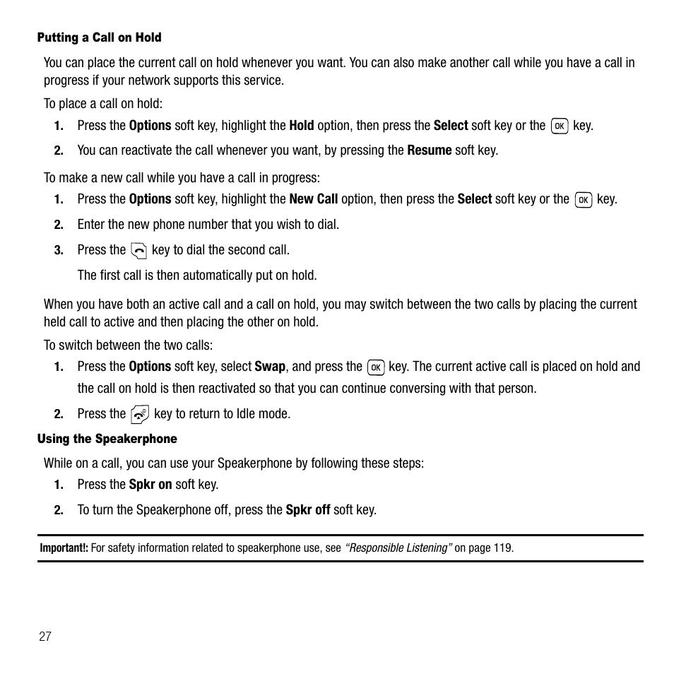 Samsung SGH-T229SRATMB User Manual | Page 30 / 140