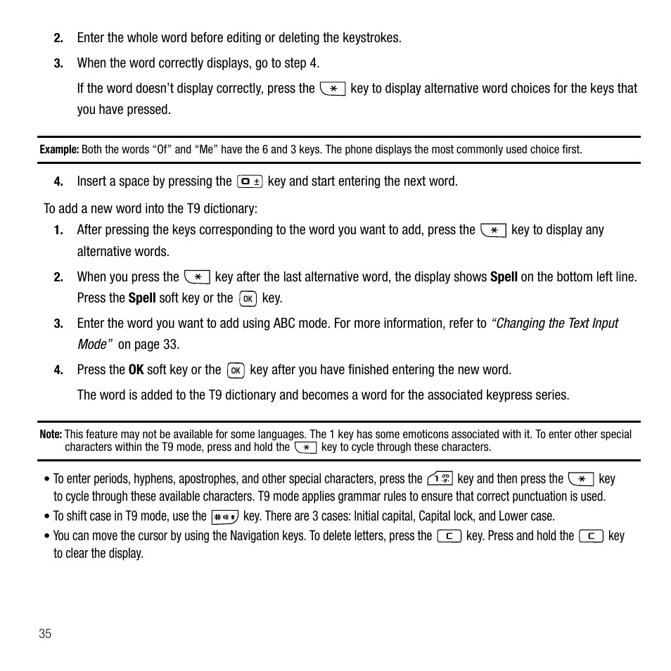 Samsung SGH-T229SRATMB User Manual | Page 38 / 140