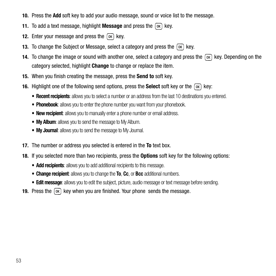 Samsung SGH-T229SRATMB User Manual | Page 56 / 140