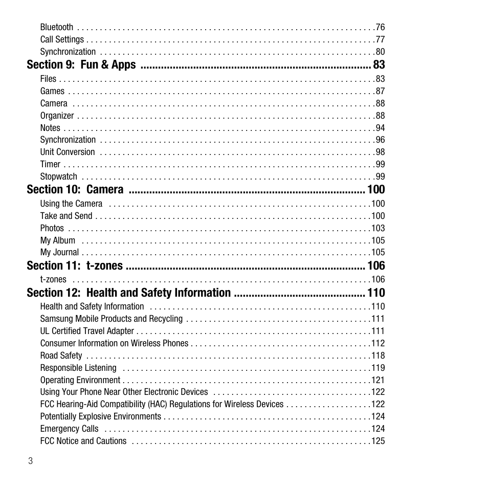 Samsung SGH-T229SRATMB User Manual | Page 6 / 140