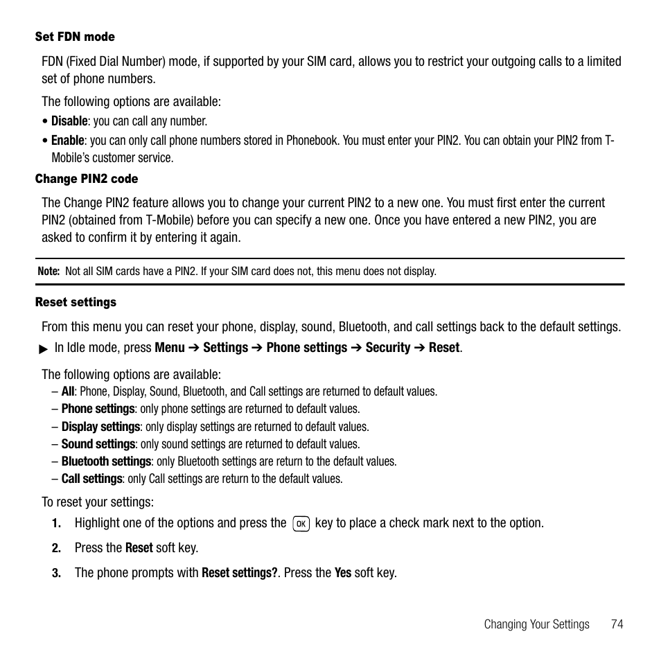 Samsung SGH-T229SRATMB User Manual | Page 77 / 140