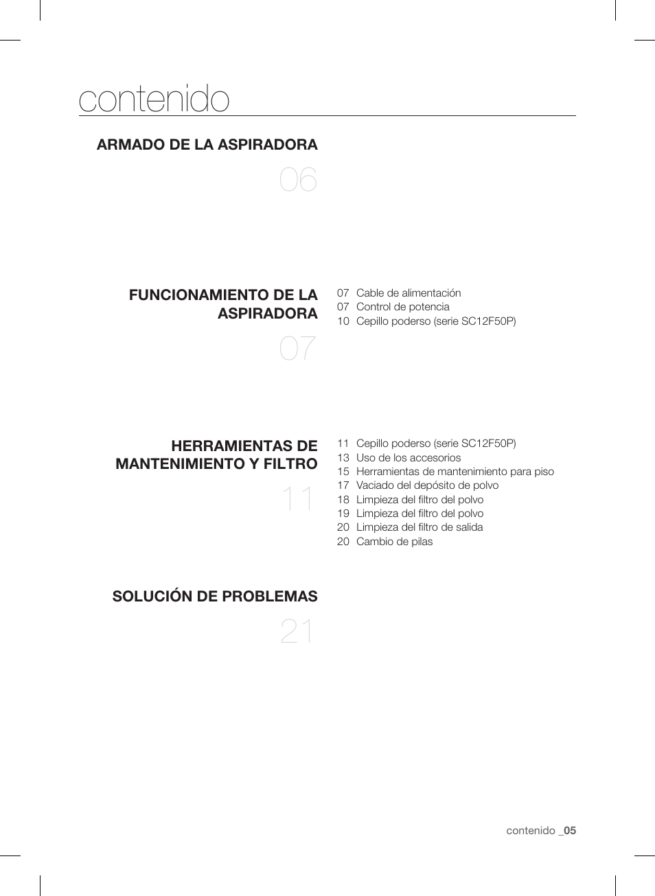 Samsung VC12F50PRJC-AA User Manual | Page 53 / 72