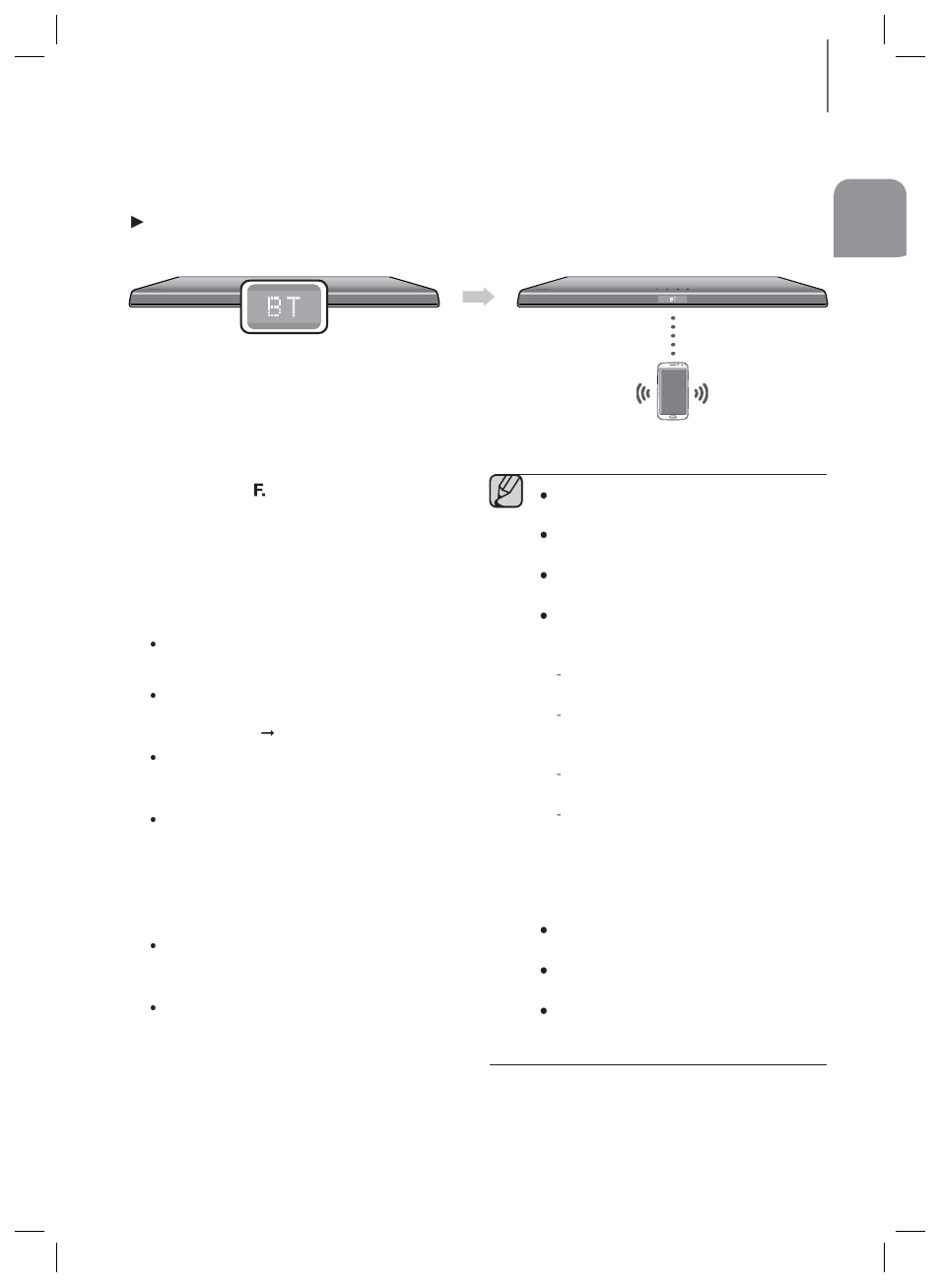 Bluetooth | Samsung HW-HM60-ZA User Manual | Page 15 / 23