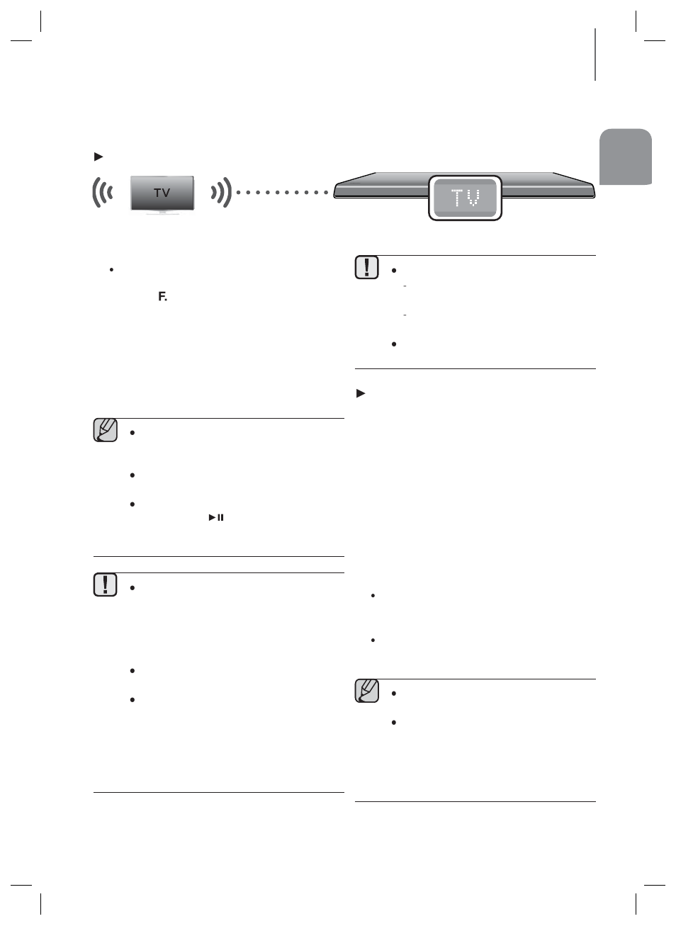 Tv soundconnect, Connecting a tv to the soundstand, Using the bluetooth power on function | Samsung HW-HM60-ZA User Manual | Page 17 / 23