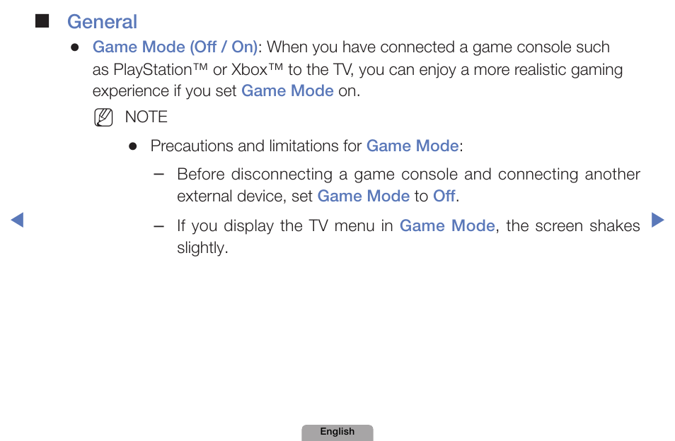 General | Samsung UN32D4000NDXZA User Manual | Page 114 / 201