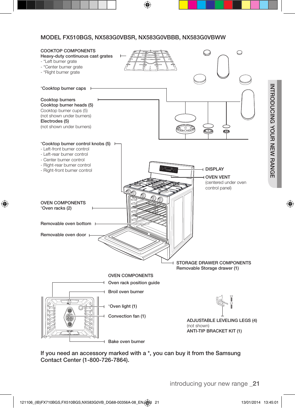 Introducing your new range _ 21 | Samsung FX510BGS-XAA User Manual | Page 21 / 80