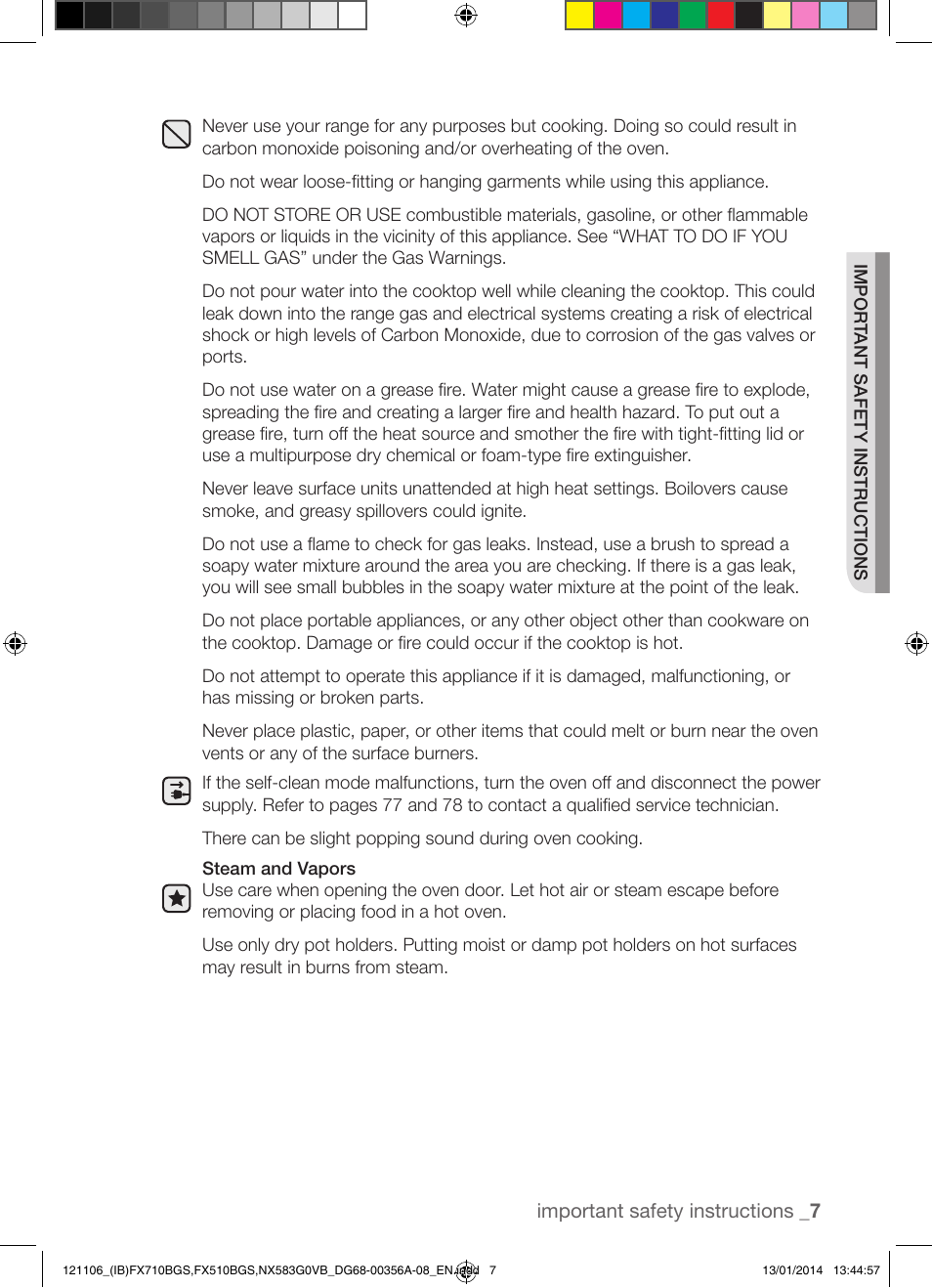 Samsung FX510BGS-XAA User Manual | Page 7 / 80