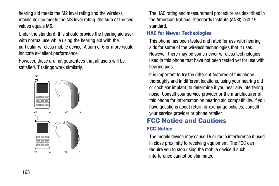 Fcc notice and cautions | Samsung SCH-R890ZWAUSC User Manual | Page 170 / 194