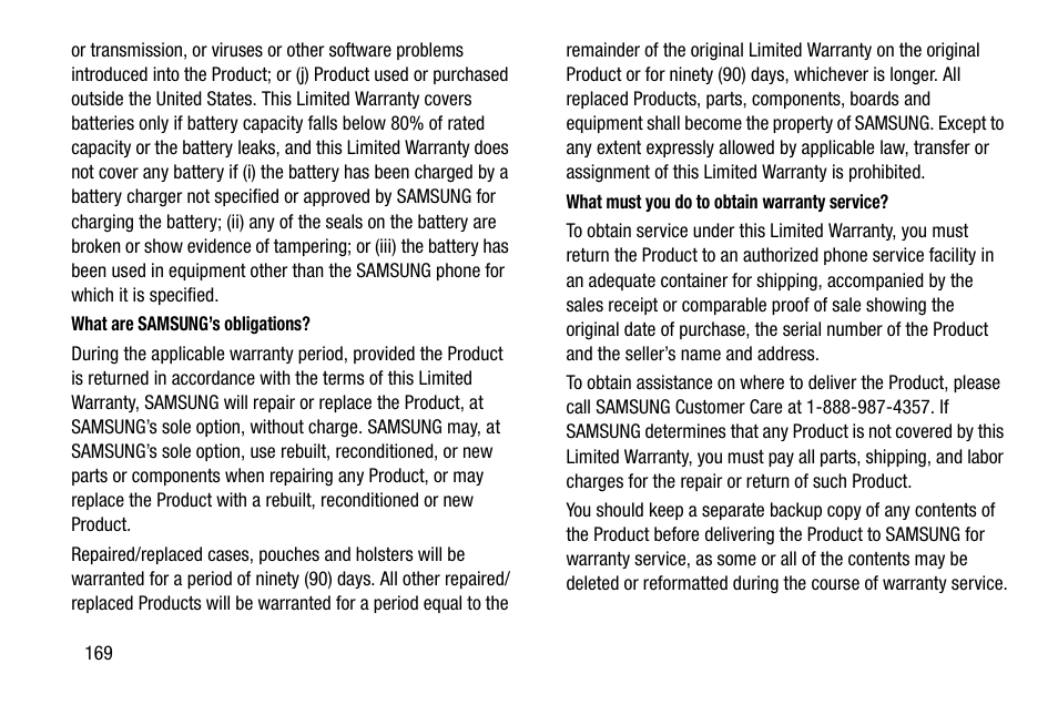 Samsung SCH-R890ZWAUSC User Manual | Page 174 / 194