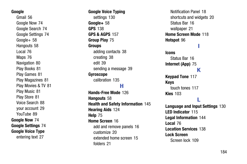 Samsung SCH-R890ZWAUSC User Manual | Page 189 / 194