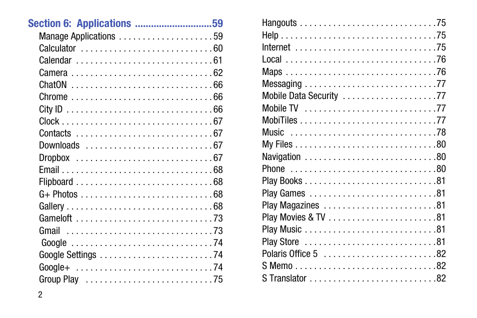 Samsung SCH-R890ZWAUSC User Manual | Page 7 / 194