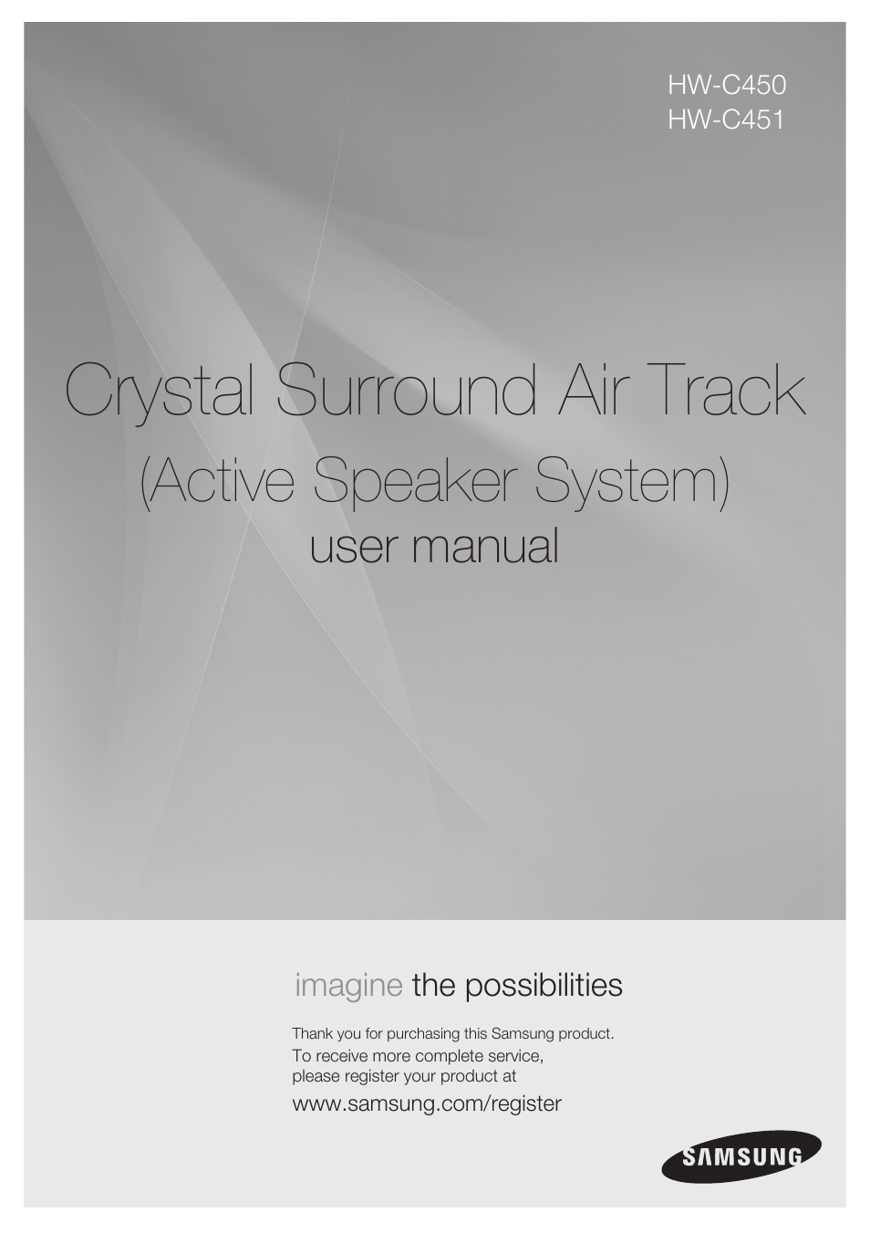 Samsung HW-C450-XAC User Manual | 21 pages