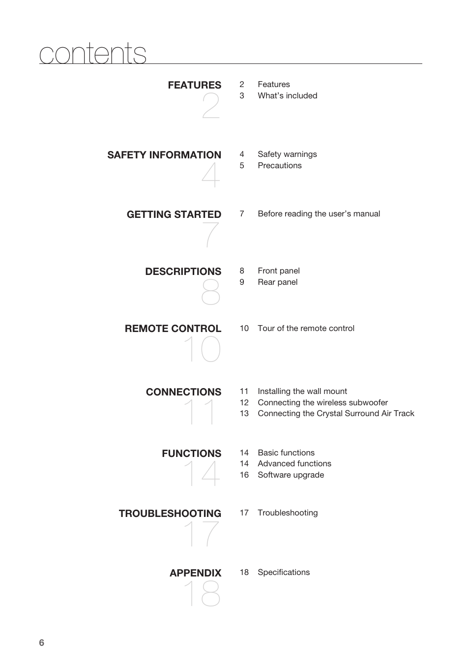 Samsung HW-C450-XAC User Manual | Page 6 / 21
