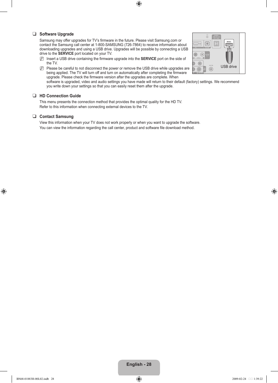 Samsung LN32B540P8DUZA User Manual | Page 30 / 73