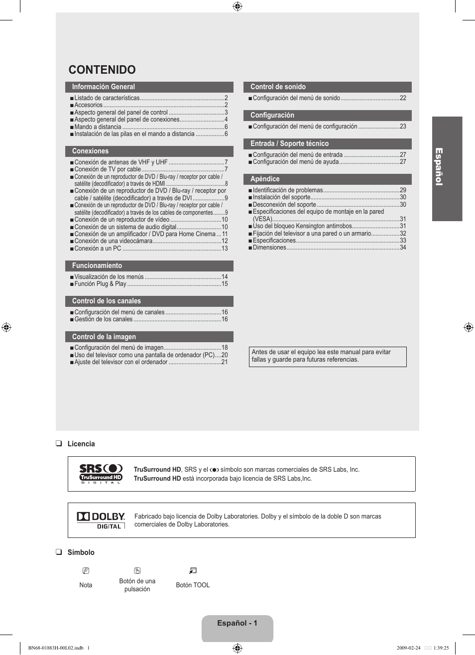 Samsung LN32B540P8DUZA User Manual | Page 39 / 73