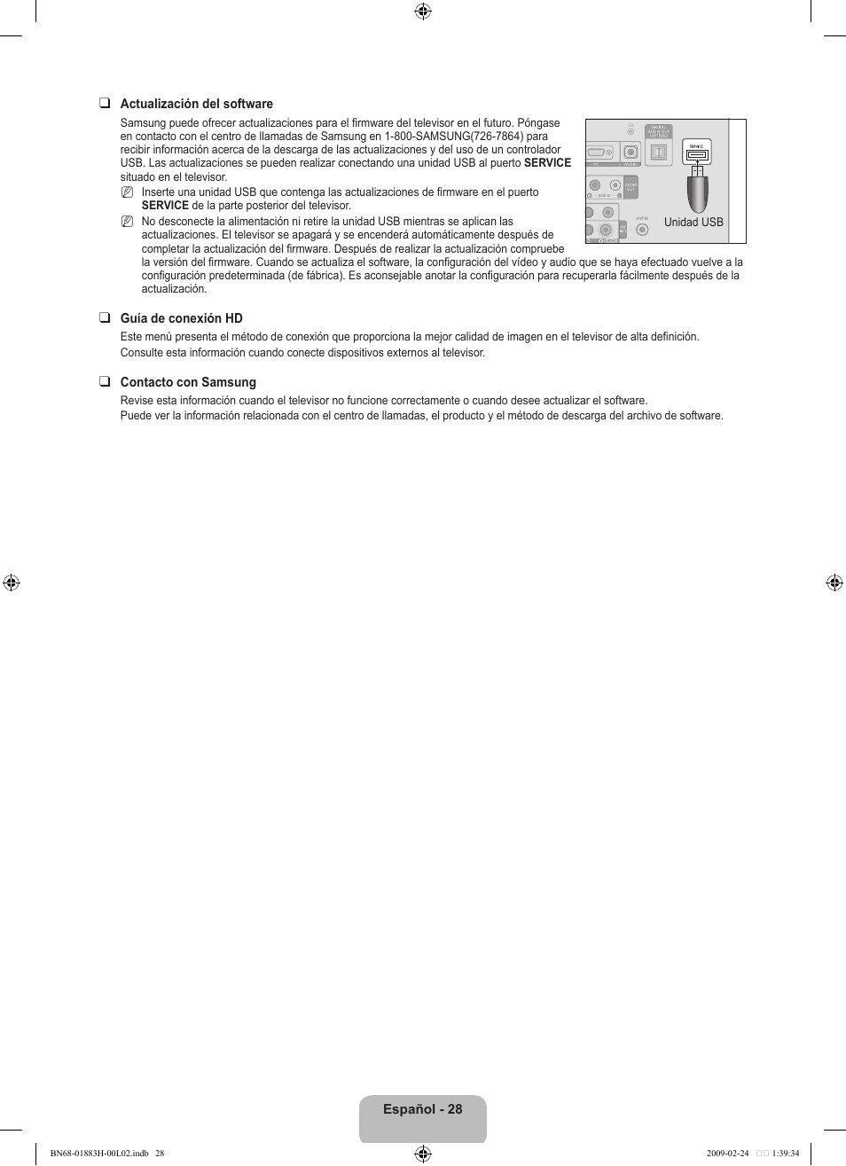 Samsung LN32B540P8DUZA User Manual | Page 66 / 73