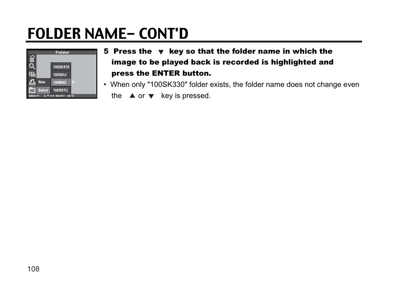 Folder name- cont'd | Argus Camera DC3650 User Manual | Page 104 / 148