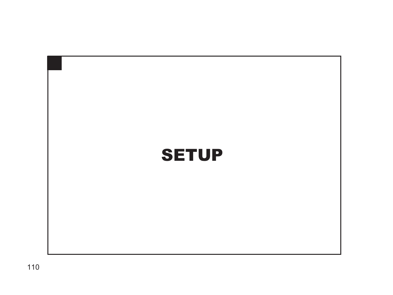 Setup | Argus Camera DC3650 User Manual | Page 106 / 148