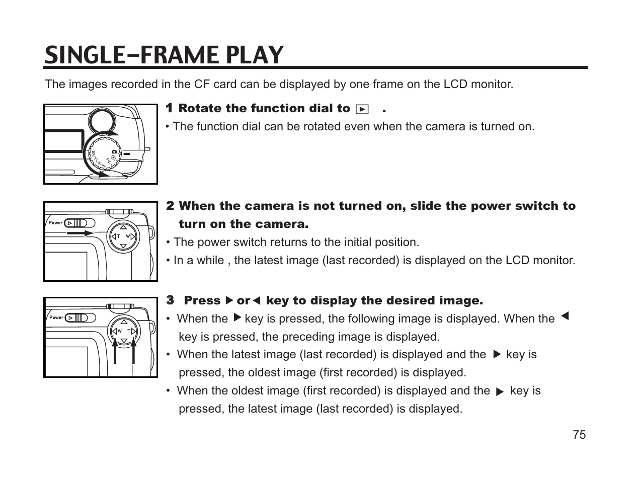 Single-frame play | Argus Camera DC3650 User Manual | Page 71 / 148