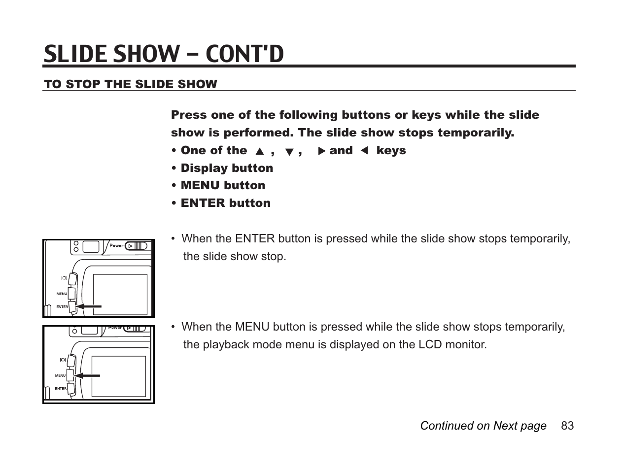 Slide show - cont'd | Argus Camera DC3650 User Manual | Page 79 / 148
