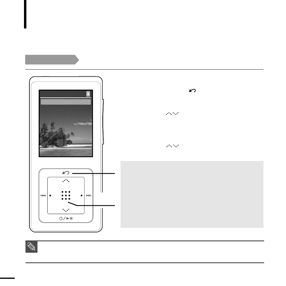 Listening to music | Samsung YP-Z5AP-XAA User Manual | Page 22 / 60