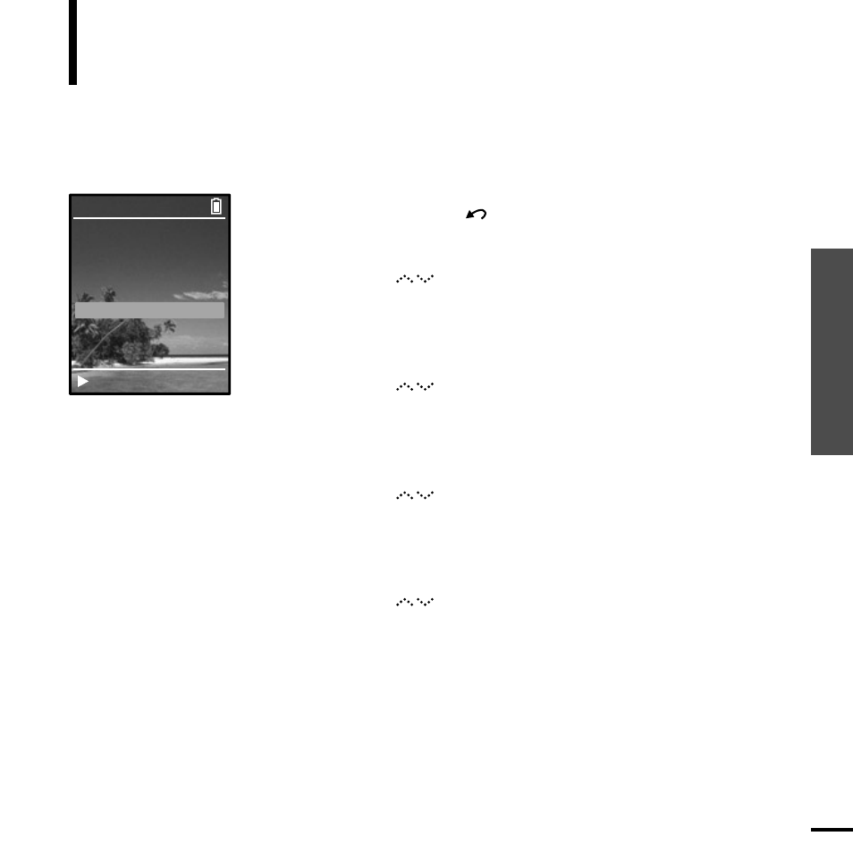 To play a playlist | Samsung YP-Z5AP-XAA User Manual | Page 27 / 60