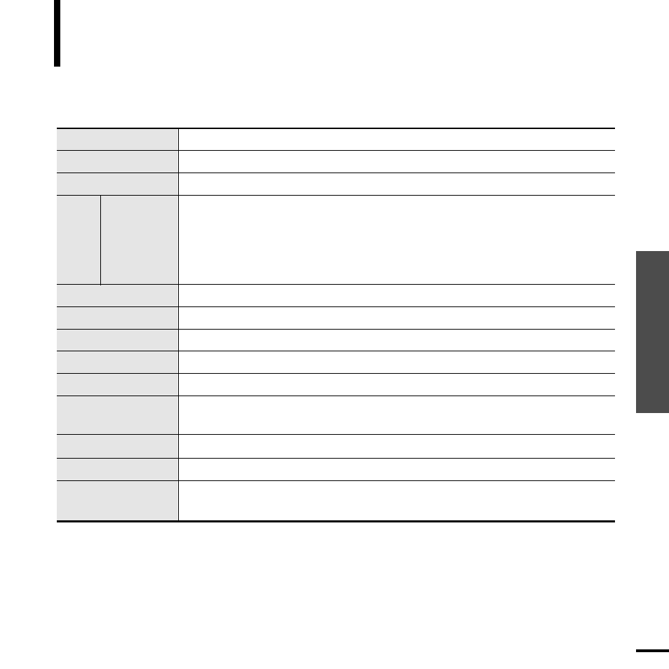 Product specifications, Men u tree/ pr oduct specifications | Samsung YP-Z5AP-XAA User Manual | Page 51 / 60