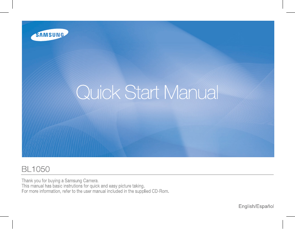 Samsung EC-BL105SBA-US User Manual | 30 pages