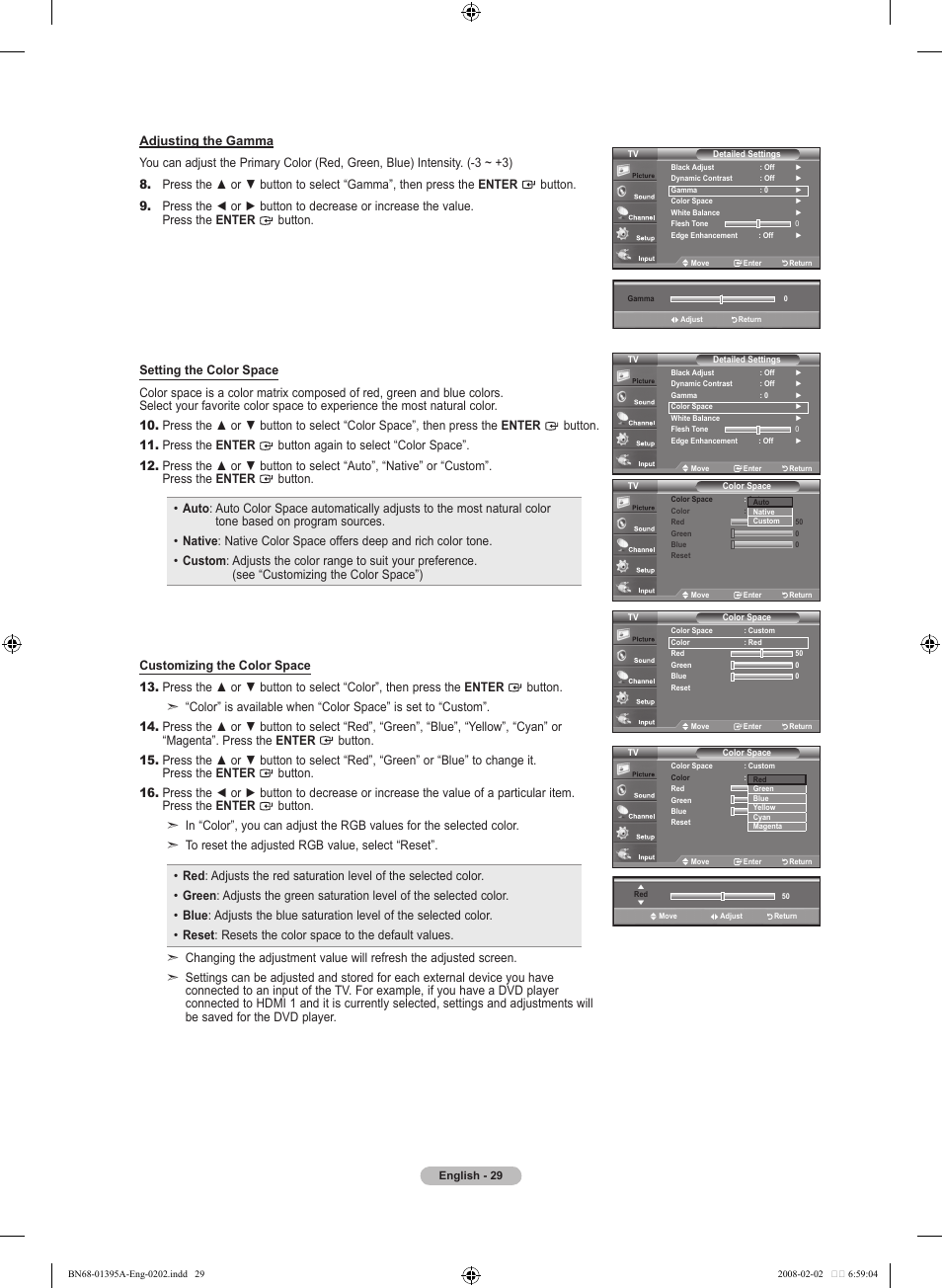 Samsung LN40A450C1DXZA User Manual | Page 31 / 157