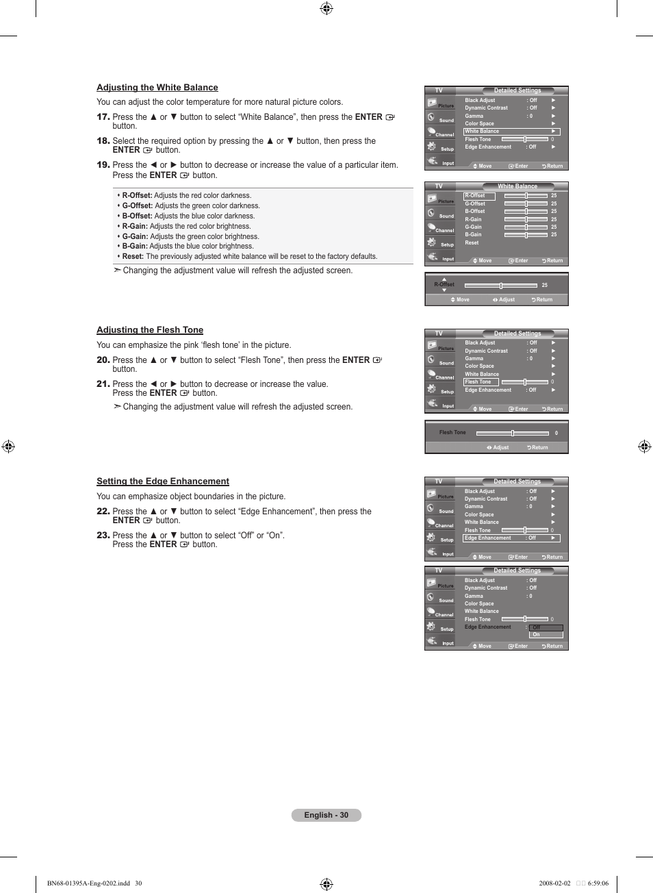 Samsung LN40A450C1DXZA User Manual | Page 32 / 157