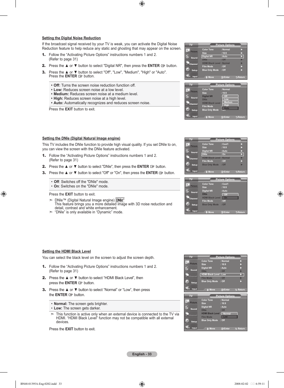 Samsung LN40A450C1DXZA User Manual | Page 35 / 157